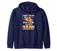 Je ne Reste Pas Calme Je suis Un Papy Aïkido Sweat à Capuche