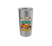 JE NE RONFLE PAS JE RÊVE DE HOT RODS Gobelet isotherme en acier inoxydable double paroi