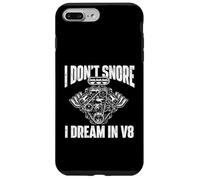 Je ne Ronfle Pas, Je rêve en V8 - Muscle Car Guy Racing Car Coque pour iPhone 7 Plus/8 Plus
