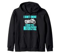 Je Ne Ronfle Pas Je Rêve Moto Drôle Sweat à Capuche