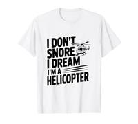 Je ne Ronfle Pas, Je rêve Que Je suis Un hélicoptère T-Shirt Graphique avec Valeur