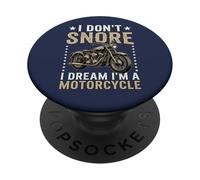 Je ne Ronfle Pas, Je rêve Que Je suis Un passionné de Moto PopSockets PopGrip Adhésif