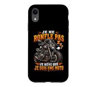 Je Ne Ronfle Pas Je Rêve Que Je suis Une Moto Roadster Coque pour iPhone XR