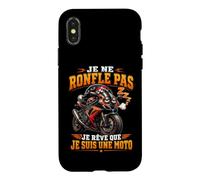 Je Ne Ronfle Pas Je Rêve Que Je suis Une Moto Sportive Coque pour iPhone X/XS