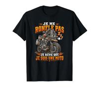 Je Ne Ronfle Pas Je Rêve Que Je suis Une Moto Trail T-Shirt Graphique avec Valeur