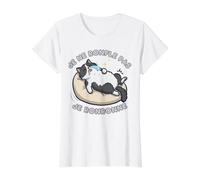 Je Ne Ronfle Pas Je Ronronne, Blague Drole, Design Amusant T-Shirt Graphique avec Valeur