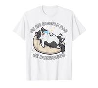 Je Ne Ronfle Pas Je Ronronne, Blague Drole, Design Amusant T-Shirt Graphique avec Valeur