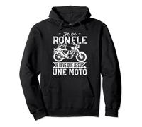 Je Ne Ronfle Pas Je Suis Une Moto Homme Humour Motard Sweat à Capuche