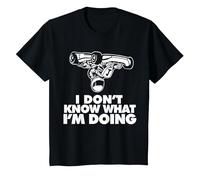 Je ne Sais Pas ce Que Je Fais de drôle de Karting T-Shirt, Enfant, Noir, 4 Ans