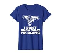 Je ne Sais Pas ce Que Je Fais de drôle de Karting T-Shirt, Femme, Bleu Royal, L