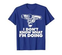 Je ne Sais Pas ce Que Je Fais de drôle de Karting T-Shirt, Homme, Bleu Royal, M