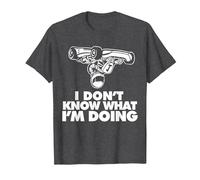 Je ne Sais Pas ce Que Je Fais de drôle de Karting T-Shirt, Homme, Chiné Foncé, 4XL