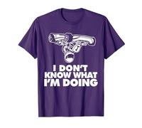 Je ne Sais Pas ce Que Je Fais de drôle de Karting T-Shirt, Homme, Violet, S