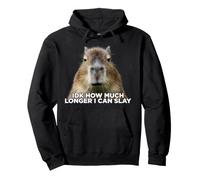 Je ne Sais Pas Combien de Temps Je Peux Encore Tuer Capybara Sarcastic Dank Meme Sweat à Capuche