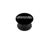 Je ne Sais Pas Comment flirter mais on Peut discuter avec Yapper Y2k PopSockets PopGrip Adhésif