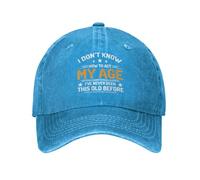 Je ne Sais Pas Comment me comporter comme Une Personne de Mon âge. Casquette Tendance pour Homme.