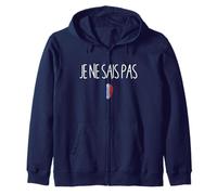 Je ne sais pas - Drôle Je ne sais pas en français professeur Sweat à Capuche