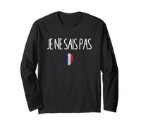 Je ne sais pas Je ne sais pas professeur de français Langue Humour Manche Longue