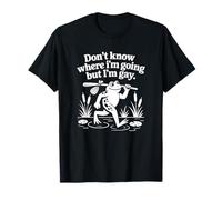 Je ne Sais Pas où Je Vais mais Je suis Gay Frog T-Shirt