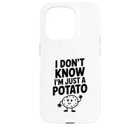 Je ne Sais Pas Que Je ne suis qu'une patate drôle et Humoristique Coque pour iPhone 15 Pro