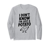 Je ne Sais Pas Que Je ne suis qu'une patate drôle et Humoristique Manche Longue