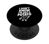 Je ne Sais Pas Que Je ne suis qu'une patate drôle et Humoristique PopSockets PopGrip Adhésif