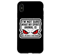 Je ne Sais Pas Quel est Mon Animal Spirituel, mais il a la Rage, C'est drôle Coque pour iPhone XS Max