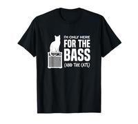 Je ne suis là Que pour The Bass and The Cats, Bassist Player Cat. T-Shirt