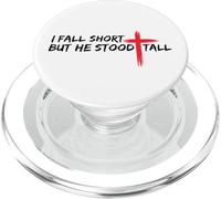 Je ne suis Pas à la Hauteur mais il s'est Tenu Debout, chrétien, Jésus, Foi biblique PopSockets PopGrip pour MagSafe
