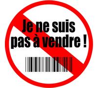 Je Ne Suis Pas À Vendre (5x5cm) - Sticker/Autocollant