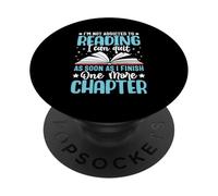 Je ne suis pas accro à la lecture, je peux arrêter dès que j'ai fini O PopSockets PopGrip Adhésif