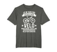 Je Ne Suis Pas Accro À Mon Velo Cyclisme Cycliste T-Shirt