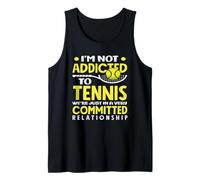 Je ne suis Pas Accro à Une Relation engagée avec Un Joueur de Tennis Débardeur