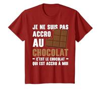 Je Ne Suis Pas Accro Au Chocolat Humour Cadeau Chocolat T-Shirt