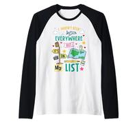 Je ne suis Pas allée Partout mais C'est sur ma liste Funny Travel Manche Raglan