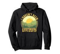 Je ne suis Pas allée Partout mais C'est sur ma liste Sweat à Capuche