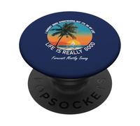 Je ne suis Pas allée Partout mais C'est sur ma liste : Vacances à la Plage PopSockets PopGrip Adhésif