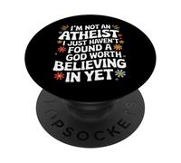 Je ne suis Pas athée, Je n'ai Tout Simplement Pas trouvé de Dieu PopSockets PopGrip Adhésif
