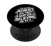 Je ne suis Pas athée, Je n'ai Tout Simplement Pas trouvé de Dieu PopSockets PopGrip Adhésif