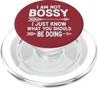 Je ne suis pas autoritaire, je sais juste ce que tu devrais faire de drôle PopSockets PopGrip pour MagSafe