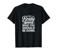 Je ne suis Pas autoritaire, Je Sais Juste ce Que tu Devrais Faire de drôle T-Shirt Graphique avec Valeur, Homme, Noir, S
