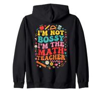 Je ne suis Pas autoritaire, Je suis Le Professeur de mathématiques Fun Retro Sweat à Capuche