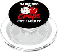 Je ne suis Pas Bon au Craps mais J'aime ça PopSockets PopGrip pour MagSafe