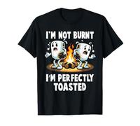 Je ne suis pas brûlé, je suis parfaitement grillé S'more Lover Camping T-Shirt