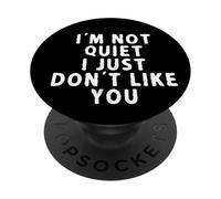Je ne suis Pas Calme, Je n'aime Tout Simplement Pas Ton Sarcasme PopSockets PopGrip Adhésif
