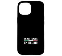 Je ne suis Pas célèbre Je suis Italien Coque pour iPhone 15