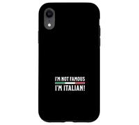 Je ne suis Pas célèbre Je suis Italien Coque pour iPhone XR