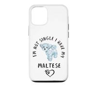 Je ne suis Pas célibataire, J'Ai Mon Bichon Maltais Disant Coque pour iPhone 12/12 Pro