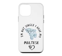 Je ne suis Pas célibataire, J'Ai Mon Bichon Maltais Disant Coque pour iPhone 12 Mini