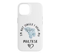 Je ne suis Pas célibataire, J'Ai Mon Bichon Maltais Disant Coque pour iPhone 14